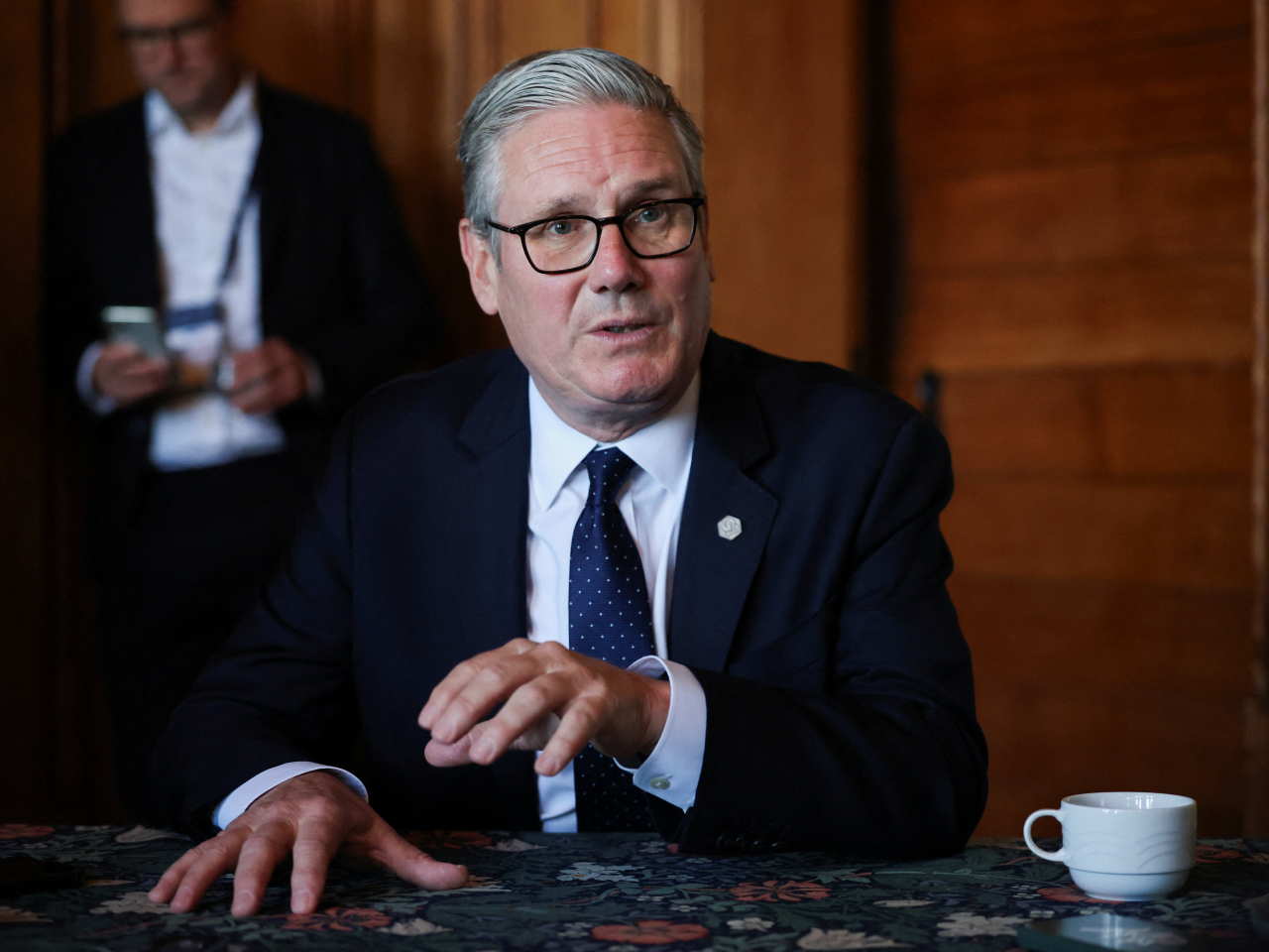 British Prime Minister Keir Starmer said a Russian warship's warning shots fired near a yacht in the English Channel were "reckless" but not "sinister". Photo: Reuters