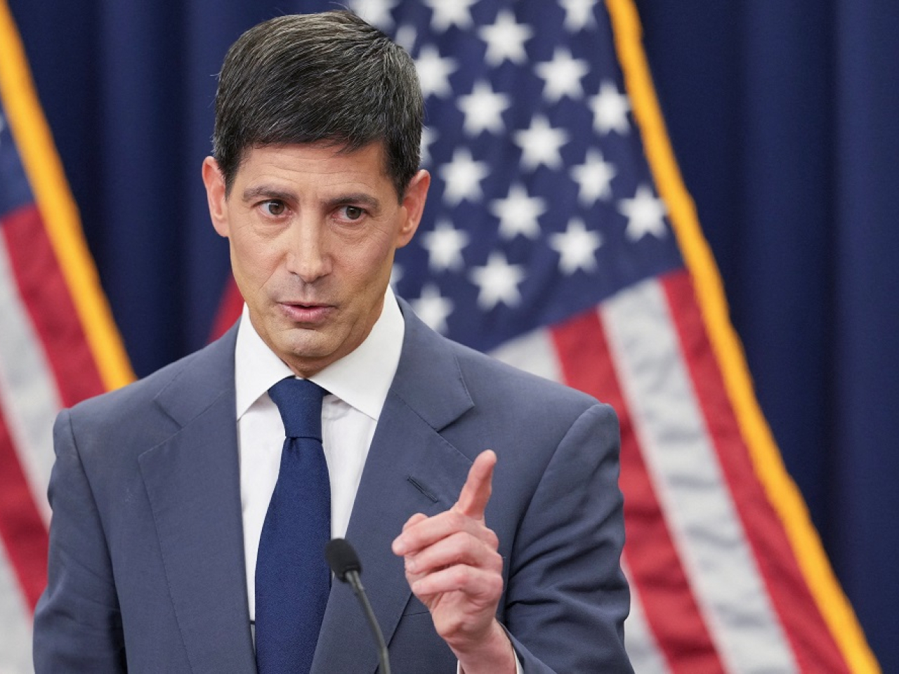 New Fed chair Kevin Warsh didn't submit a forecast for how US central bank might change its key rate, but almost half of his colleagues signalled support for higher rates this year. Photo: Reuters