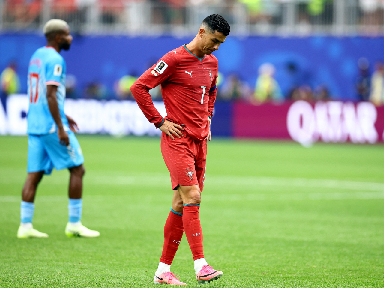 Cristiano Ronaldo is off to a shaky start at the World Cup. Photo: Reuters