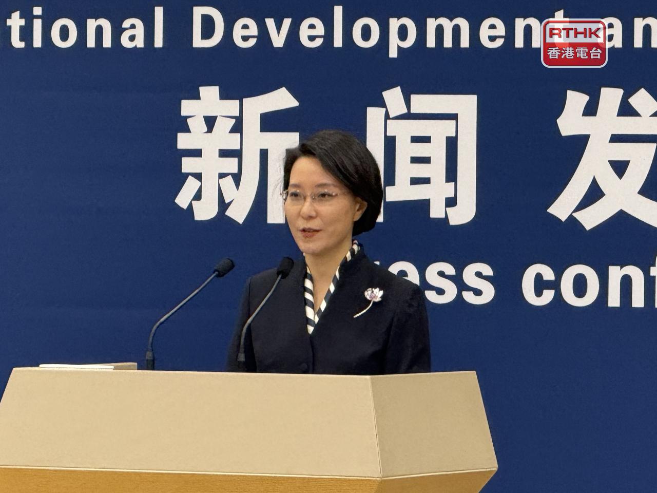 李超稱今年深入優化兩新政策在支持範圍、補貼標準和實施機制。（趙嘉駿攝）