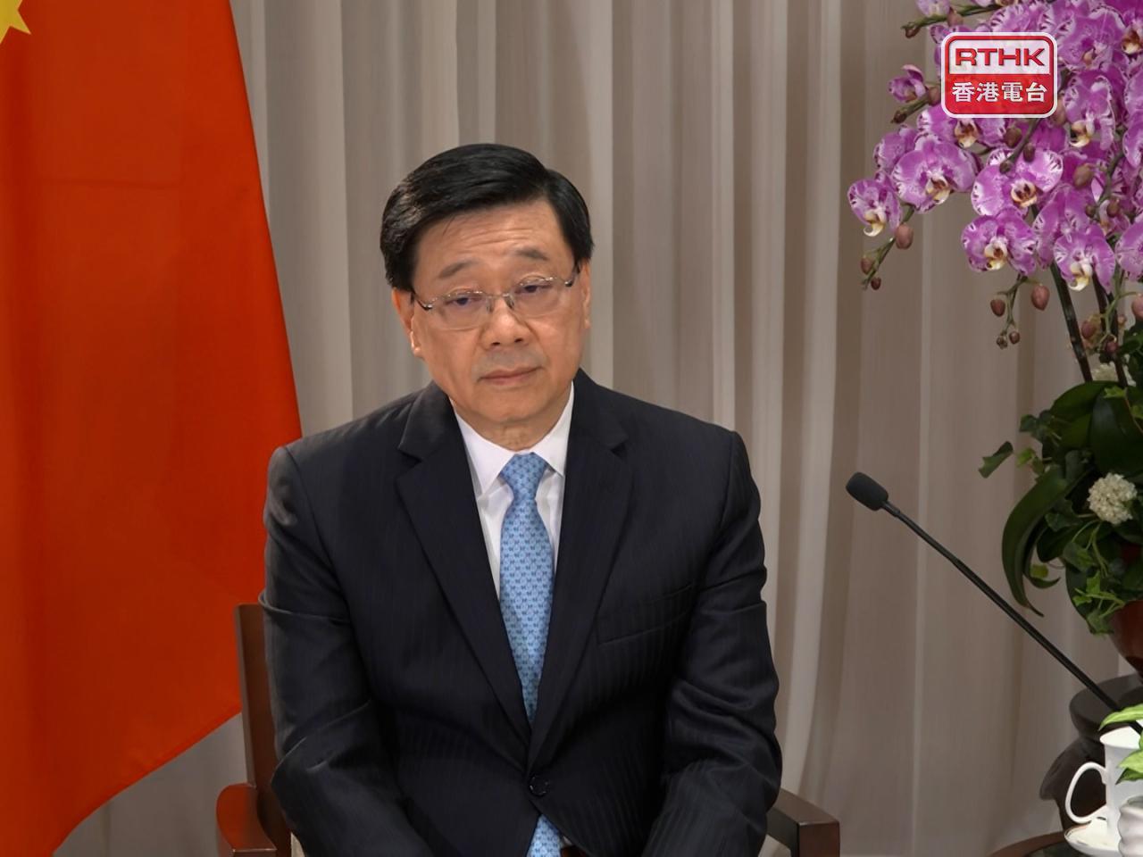John Lee says his government is committed to reducing the average waiting time for public housing to 4.5 years by next year. Photo: RTHK