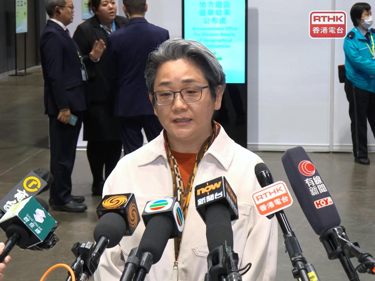 陳文宜表示，精準扶貧整體方向值得支持，可以主動識別有需要群組。（港台圖片）