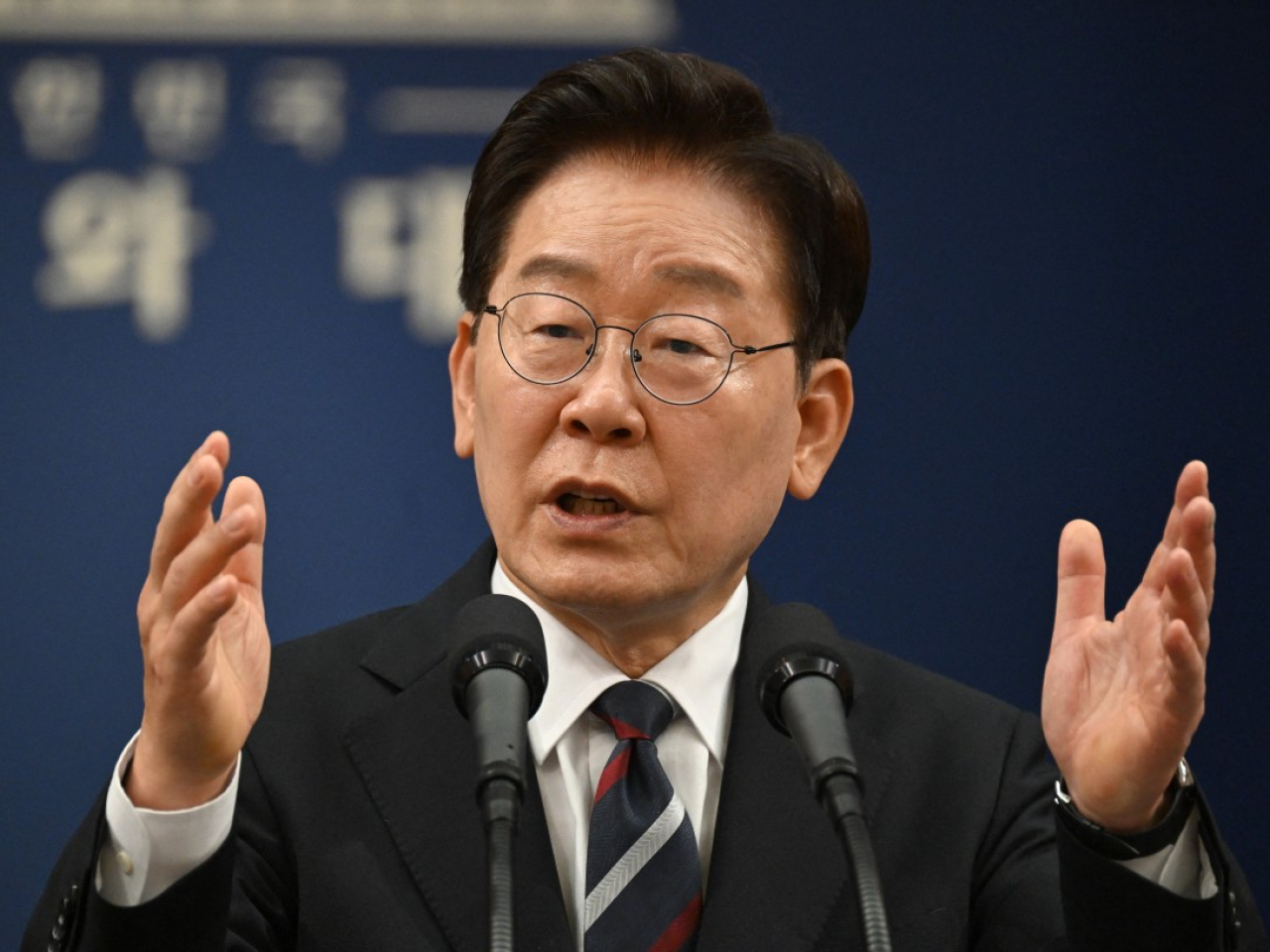 李在明表示，目前韓朝之間所有溝通渠道，已經中斷。（法新社）