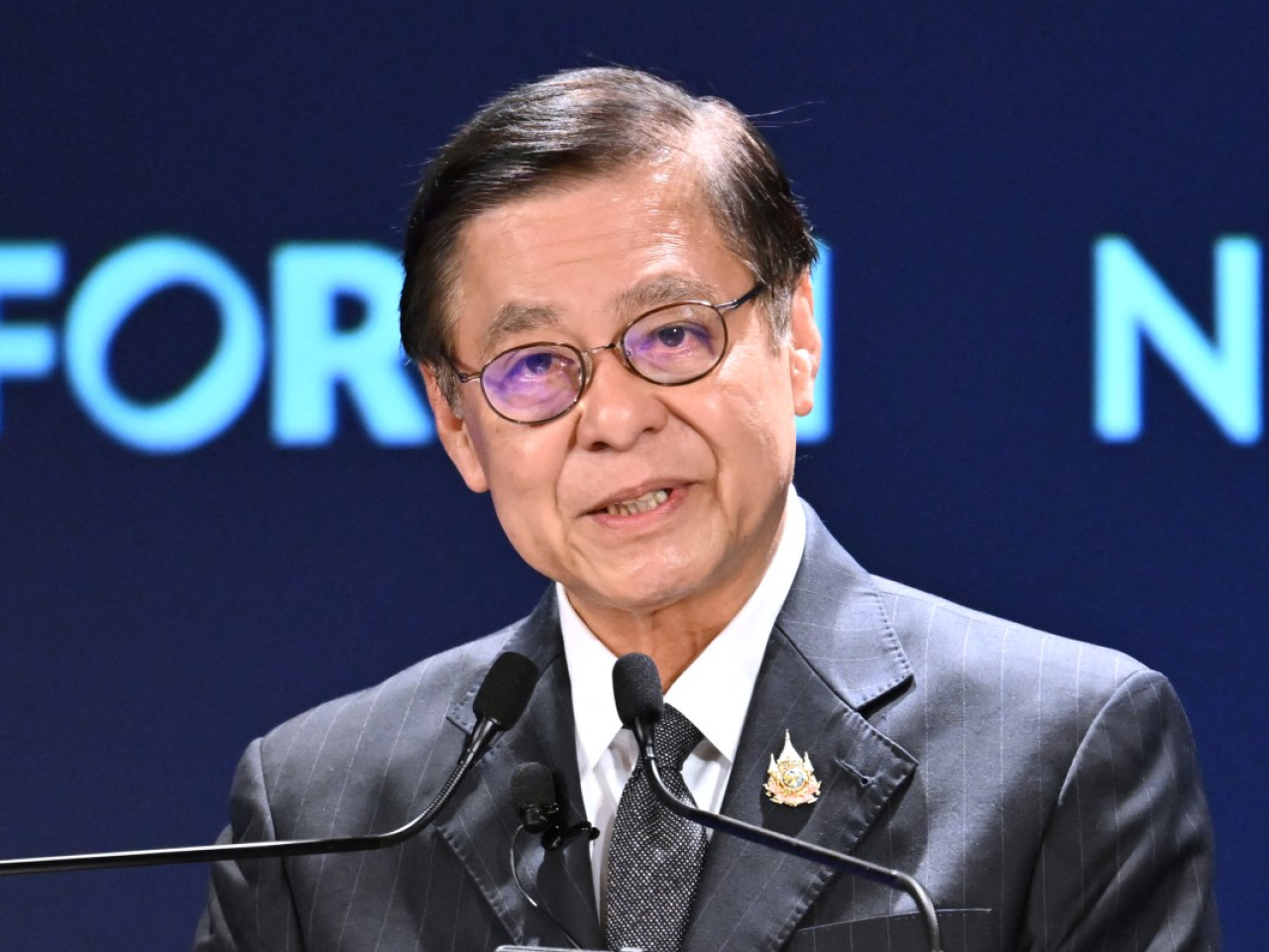 泰國副總理兼外長西哈薩被任命為調解程序首席代理人。（法新社資料圖片）