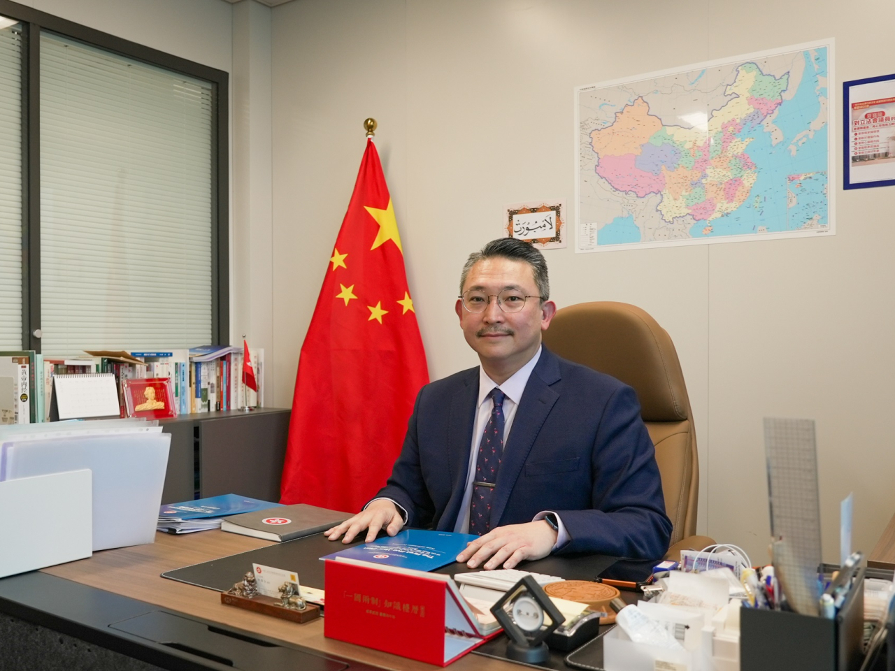 Jonathan Lamport says the city can focus on high-value, time-sensitive transshipment cargo. Photo: RTHK