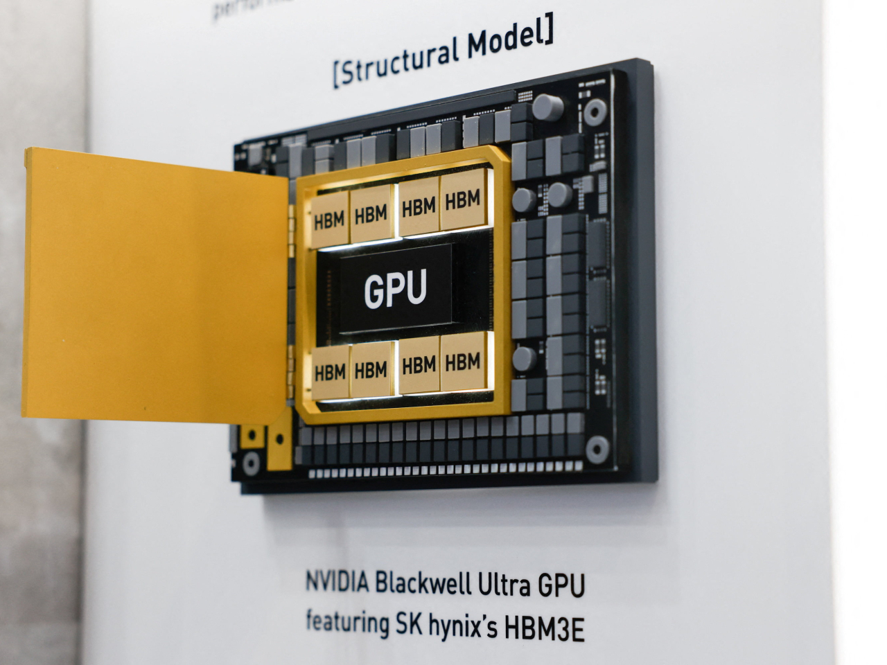 SK Hynix chips are used in Nvidia's Blackwell's GPU. File photo: Reuters