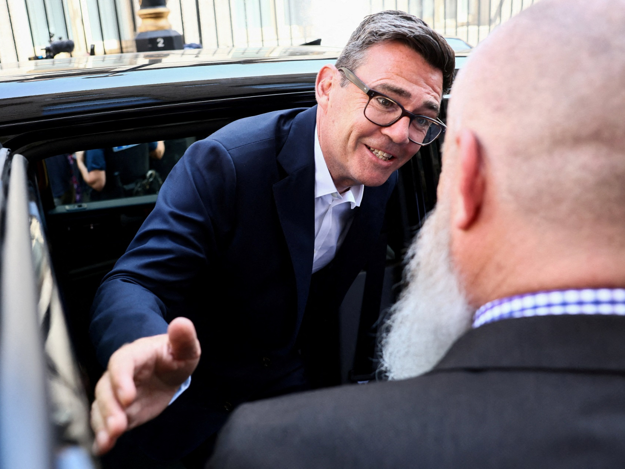 Andy Burnham arrives at the UK Parliament where he was sworn in as MP. Photo: Reuters