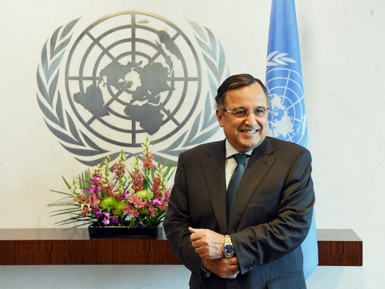 Nabil Fahmy, who served as Egypt's foreign minister from 2013 to 2014, was unanimously nominated for the post of secretary general in March. File photo: AFP