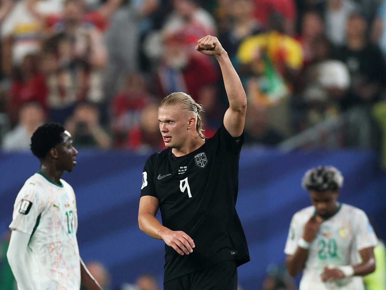 Erling Haaland's double powered Norway to their second straight victory at this year's tournament. Photo: Reuters