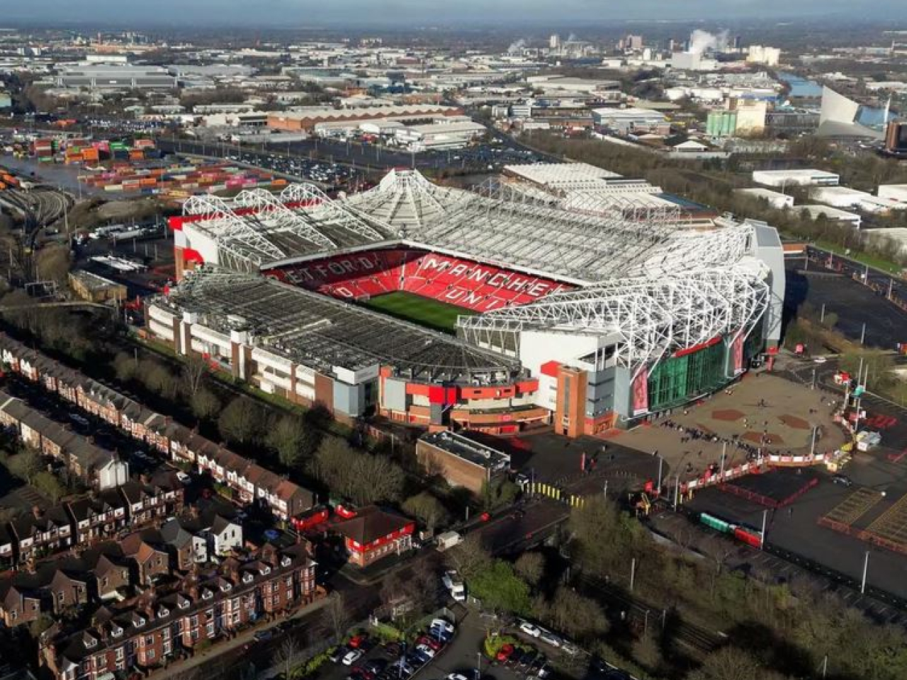 Old Trafford, with a capacity over 74,000, has faced issues such as a leaking roof, poor drainage and rodent sightings. Photo courtesy of MUFC