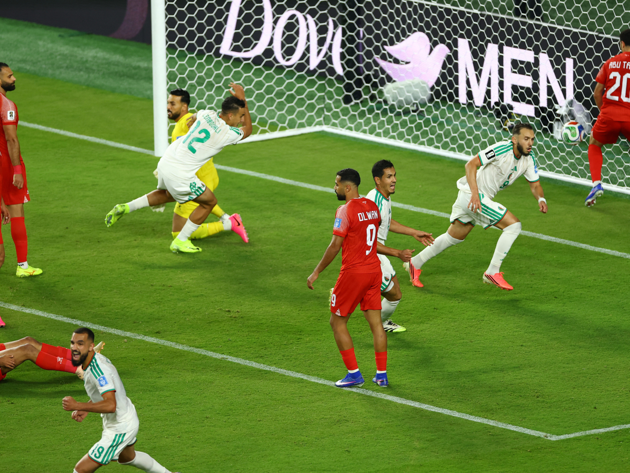 Amine Gouiri scores Algeria's second goal at San Francisco Bay Area Stadium to give his team a chance of advancing. Photo: Reuters