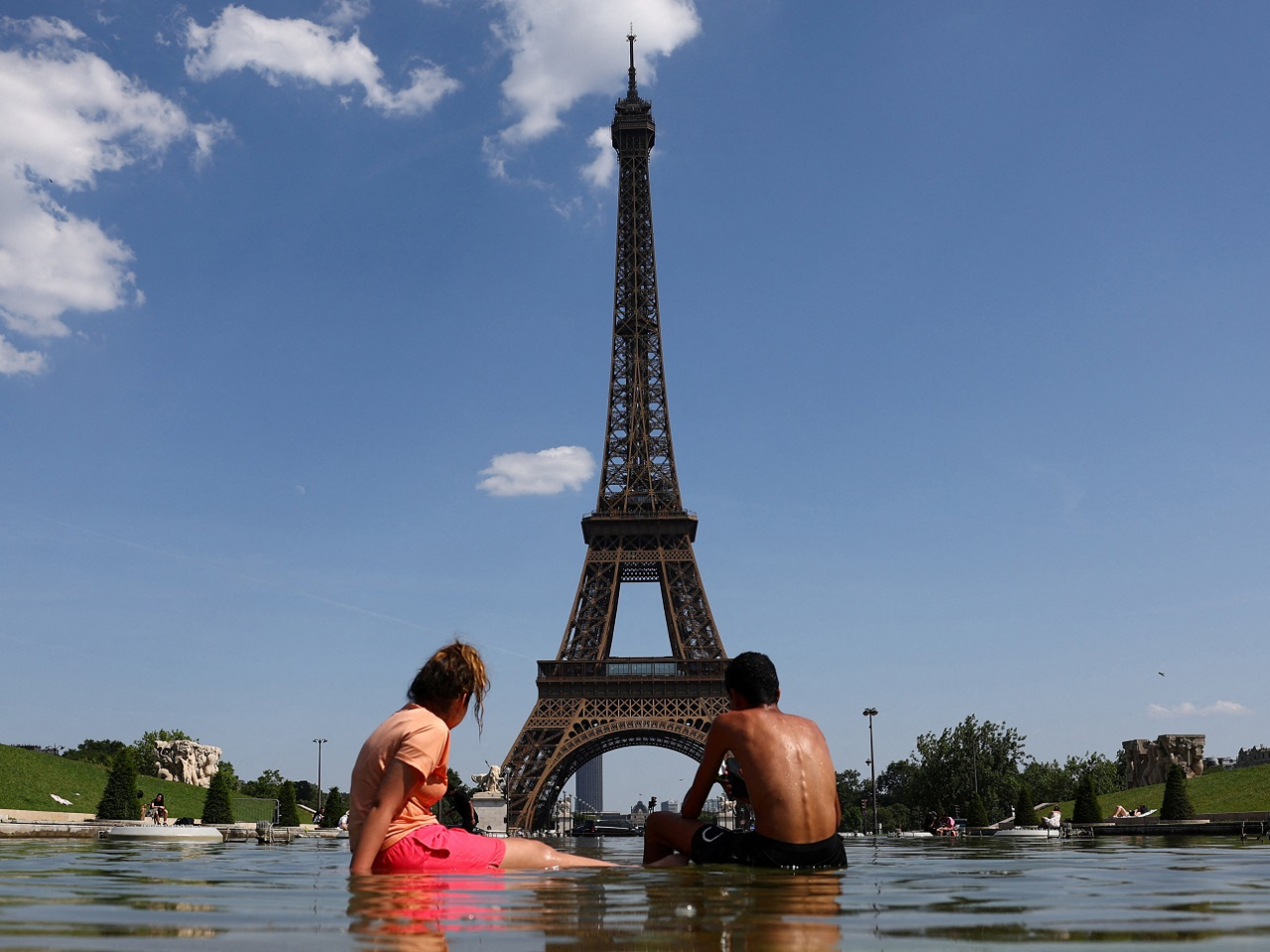 The Paris landmark will close early on Tuesday and could again close early on Wednesday. Photo: Reuters