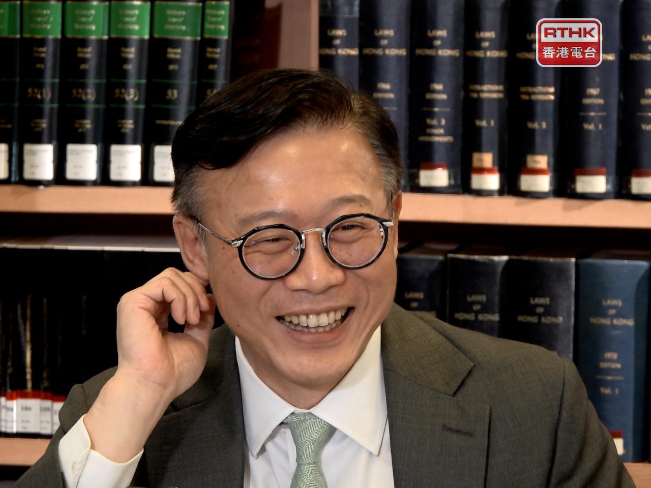 Horace Cheung says many law firms have approached the government in recent months with stories to share in the city's "go global" push. Photo: RTHK