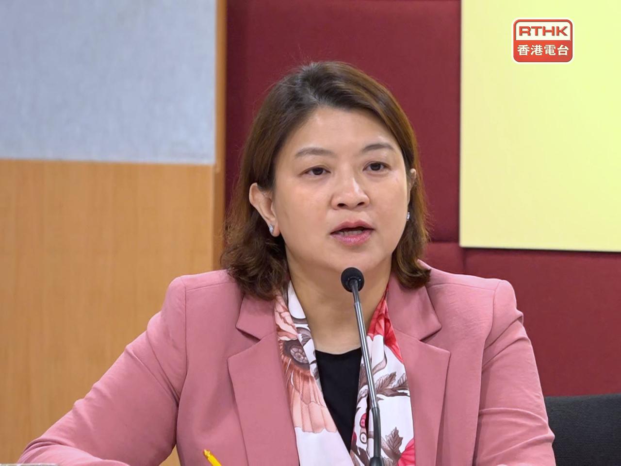 李夏茵說，局方很難再聘請操守有問題人士。（港台圖片）
