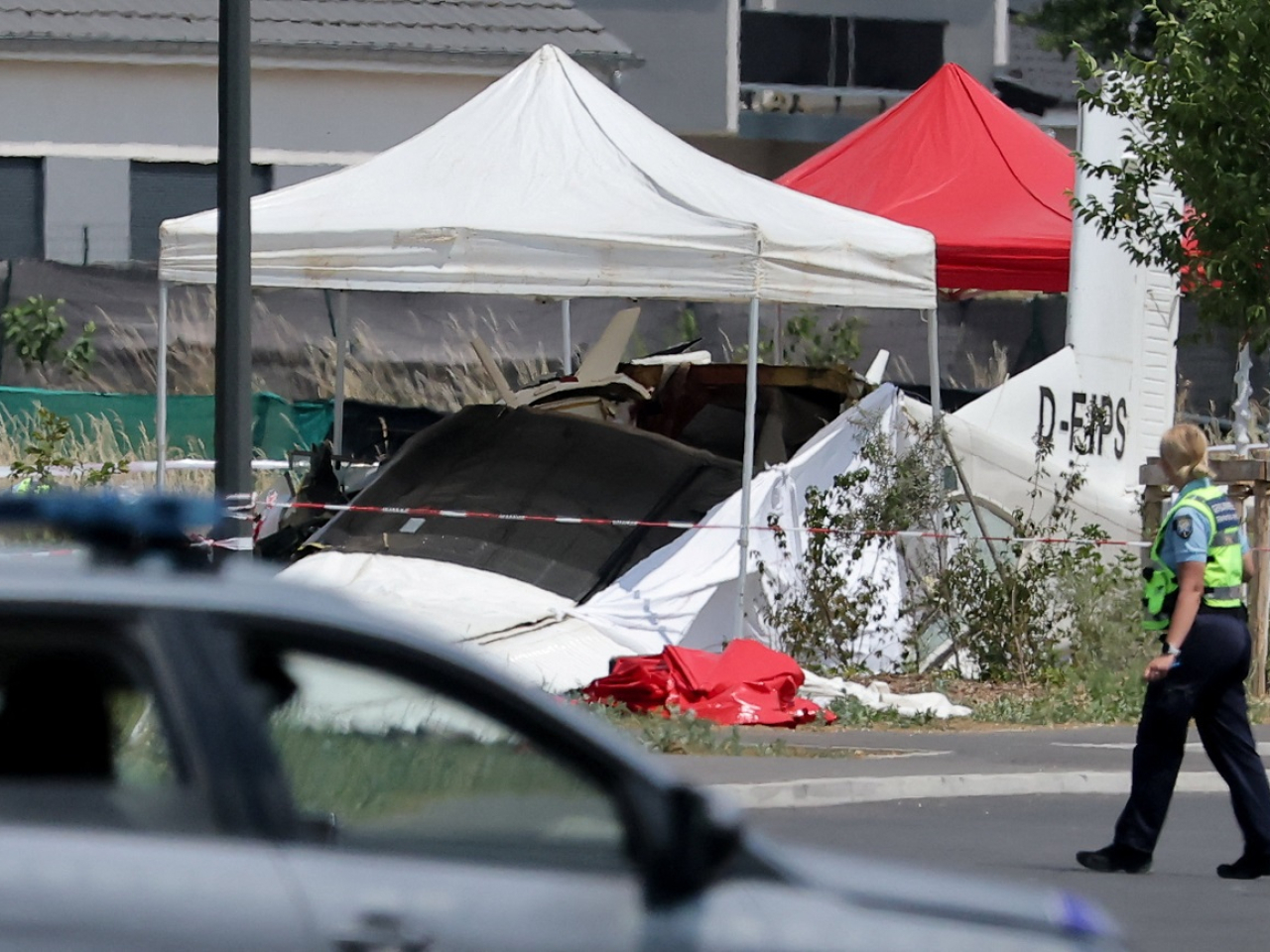 French authorities investigate the cause of the tragedy in Tomblaine. Photo: Reuters
