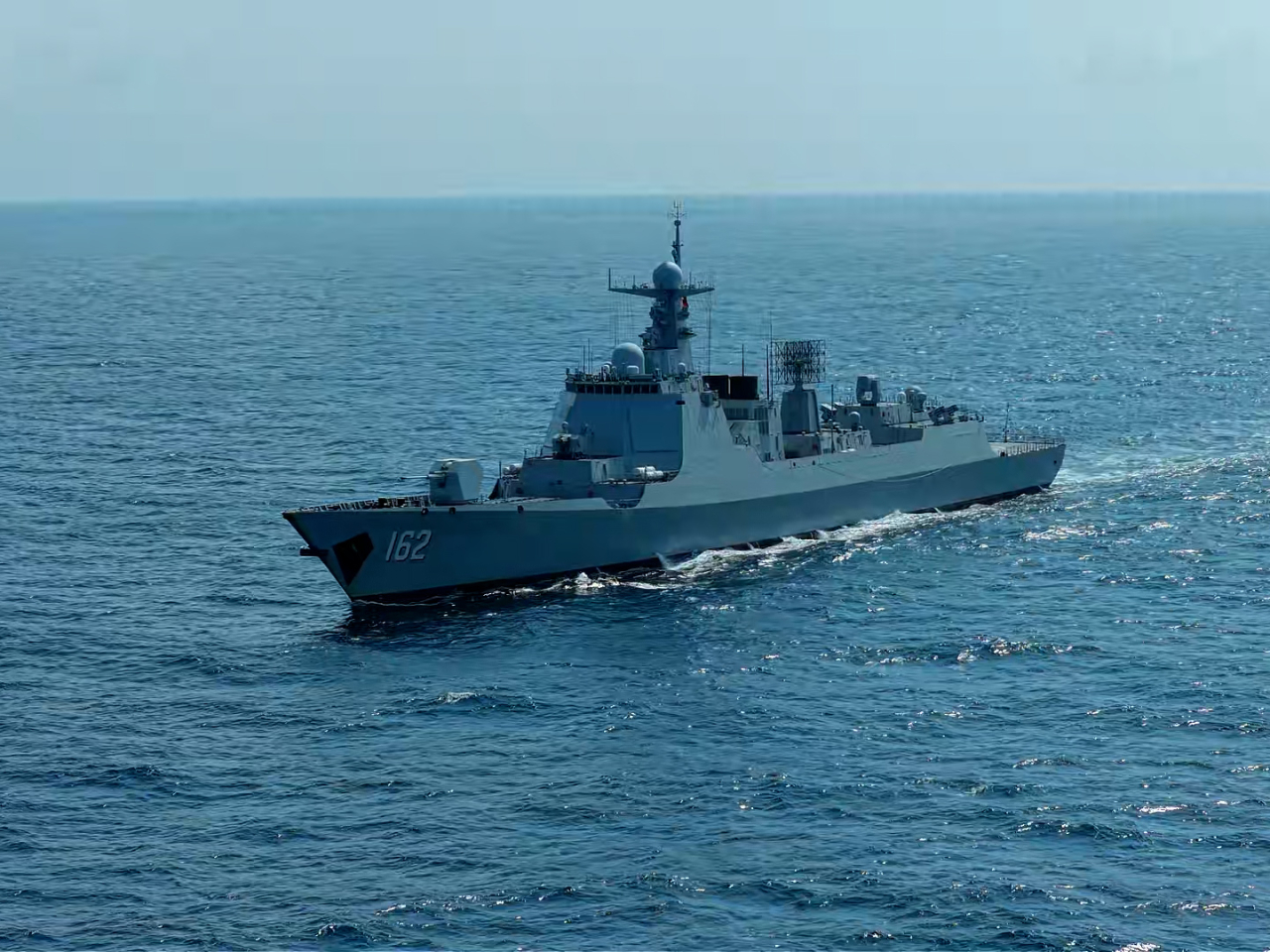 圖為南寧艦。（駐港部隊提供）