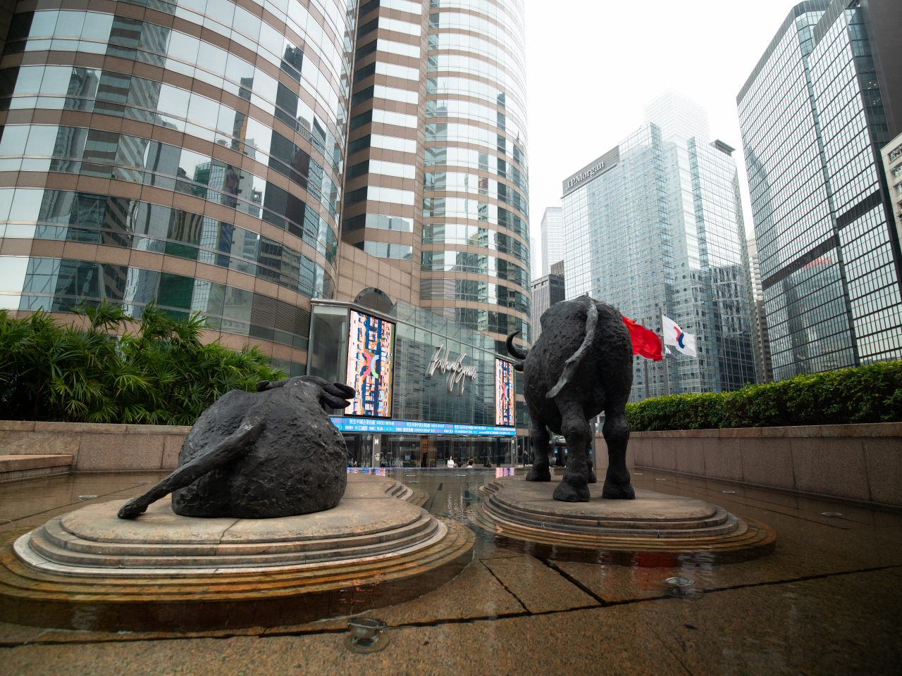 The Hang Seng Index ended down 145 points, or 0.6 percent, at 22,881 in Hong Kong on Tuesday. File photo: RTHK
