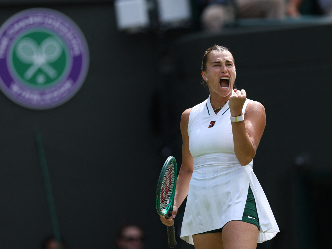 Women's top seed Aryna Sabalenka rolled on in her quest for a first-ever Wimbledon title. Photo: Reuters