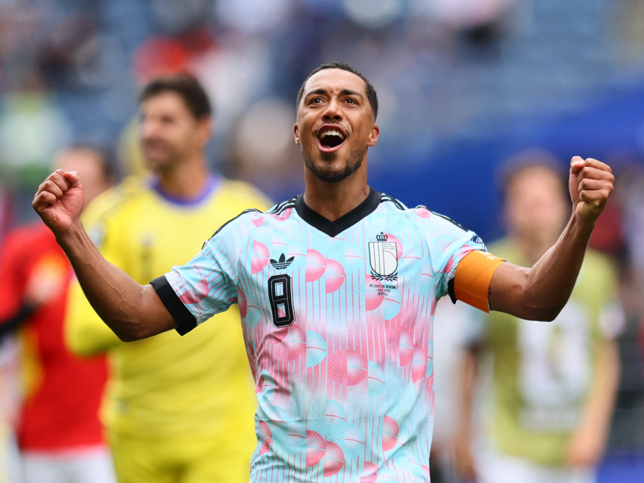 A late penalty from Youri Tielemans sealed a stellar come-from-behind win for Belgium. Photo: Reuters