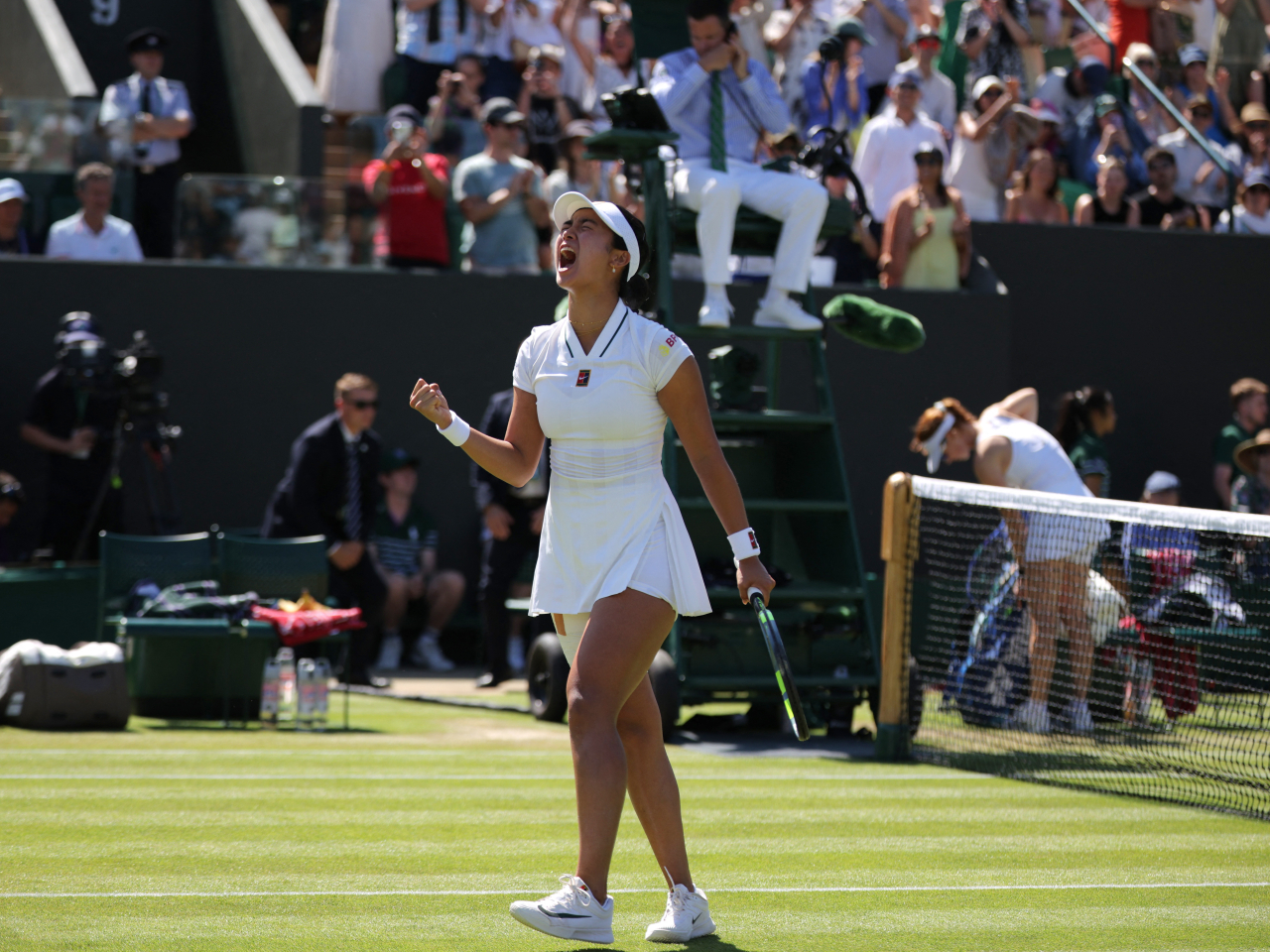 Eala, ranked 32nd in the world, will meet reigning Wimbledon champion Iga Swiatek in the third round. Photo: Reuters