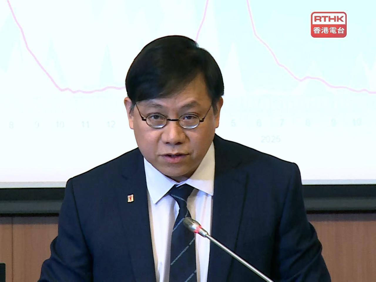 歐家榮表示，留意到幼童流感疫苗覆蓋率仍是偏低。（港台圖片）