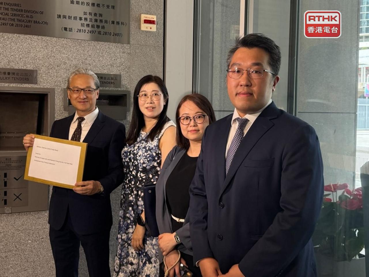 中國海外夥拍5間公司合組財團入標，表示展現對北都發展前景信心，支持香港長遠發展。（任浩鋒攝）