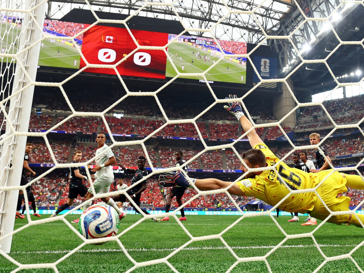 Azzedine Ounahi scored twice to lead Morocco past co-hosts Canada. Photo: Reuters