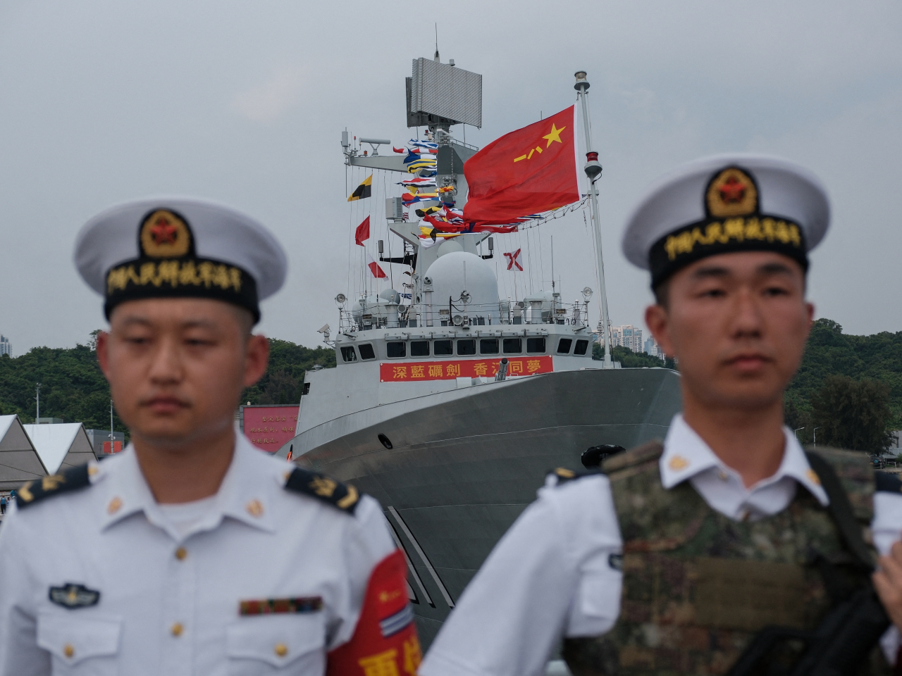 The PLA's Northern Theater Command has said that two destroyers, a frigate, a submarine, a supply ship and a rescue vessel will take part in drills with the Russian navy. File photo: AFP