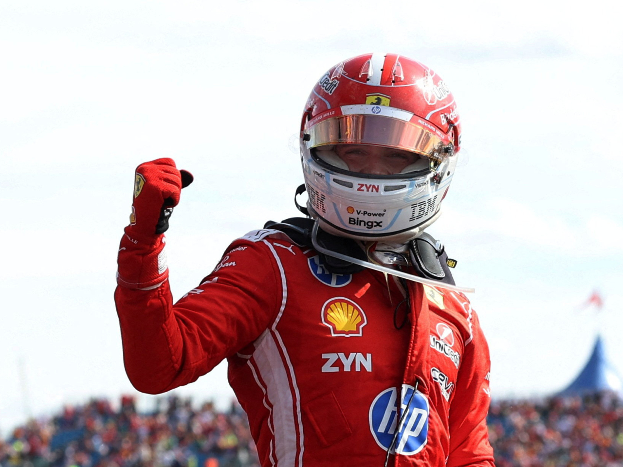 Leclerc's victory was his first since the United States Grand Prix in October 2024. Photo: Reuters