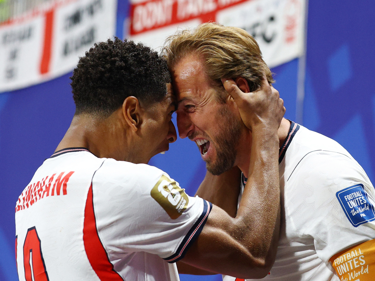 Jude Belligham and Harry Kane were both on the scoresheet in England's thrilling last 16 match against Mexico. Photo: Reuters