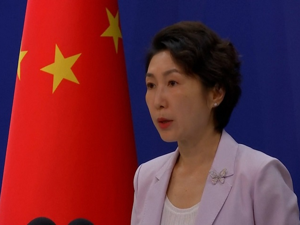 Foreign Ministry spokeswoman Mao Ning says the test launch complies with international law and practice. Photo: Reuters