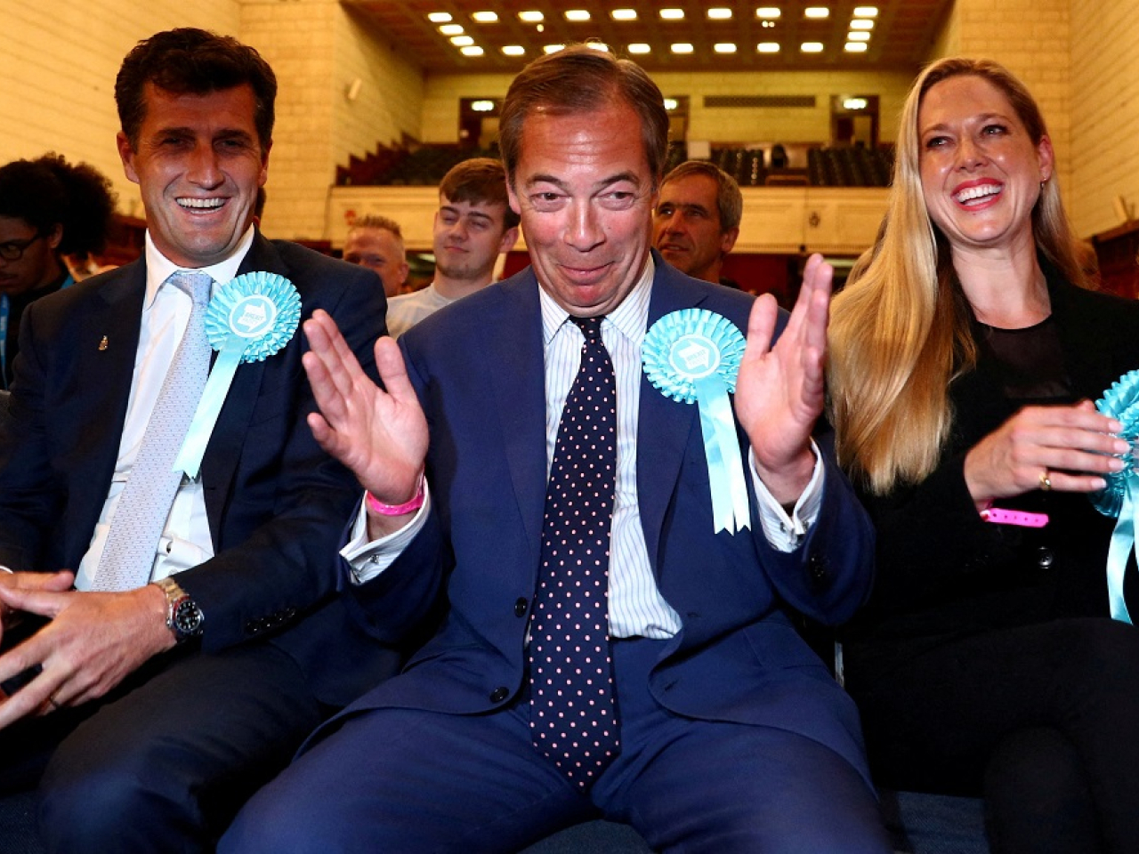 If found to have breached the rules, Nigel Farage could face sanctions, including a suspension from the House of Commons. File photo: Reuters
