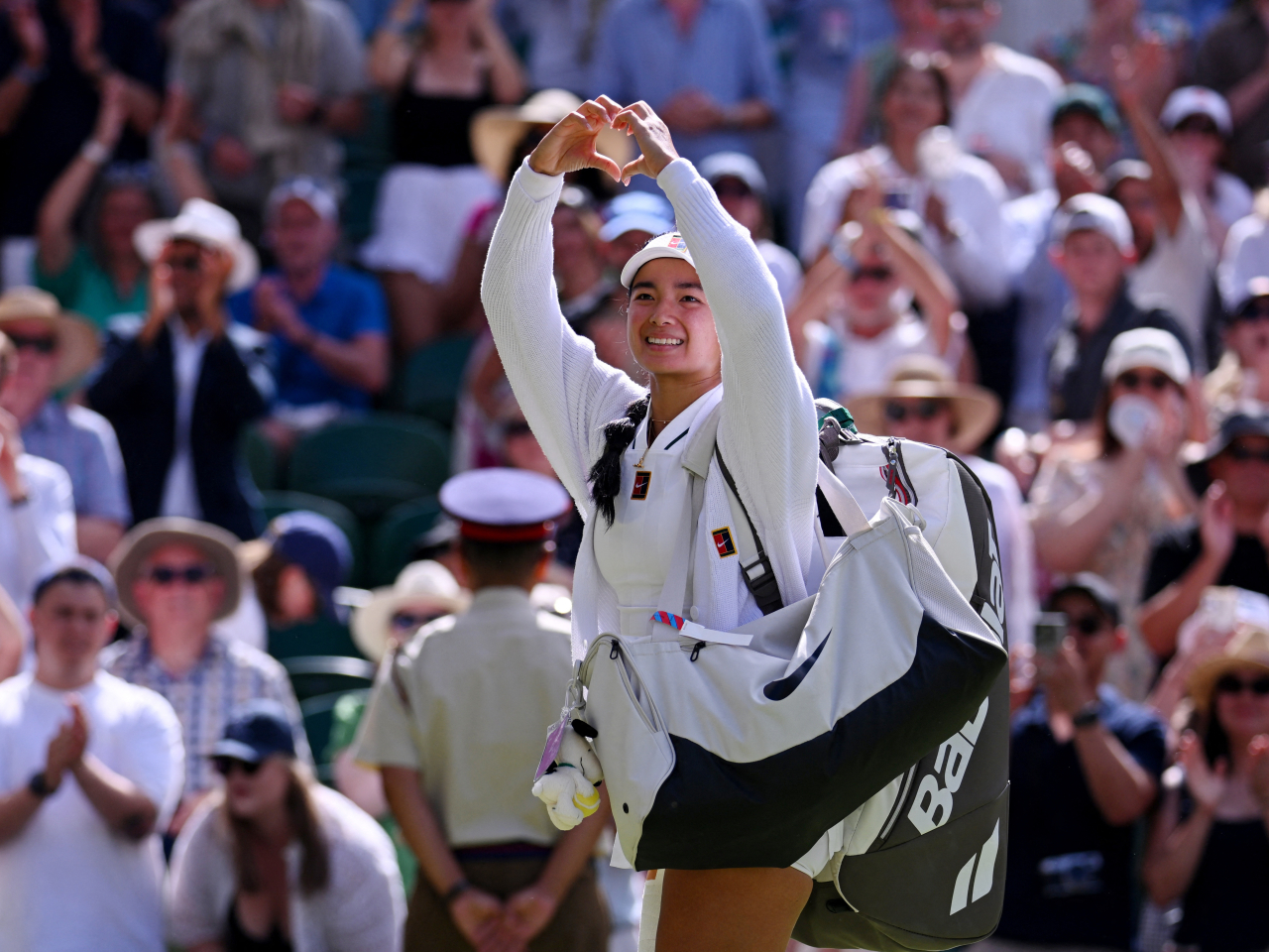 Eala had captured Filipino hearts worldwide by becoming the first player from the country to reach the second week of the tournament. Photo: Reuters