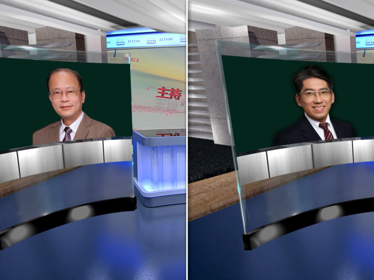 周小松（左）指當局建議拖欠供款120日後施加第二級罰款，是合適做法；黃永威（右）認為，實施新罰則的時機不太合適，擔心新建議會成為企業的「催命符」。
