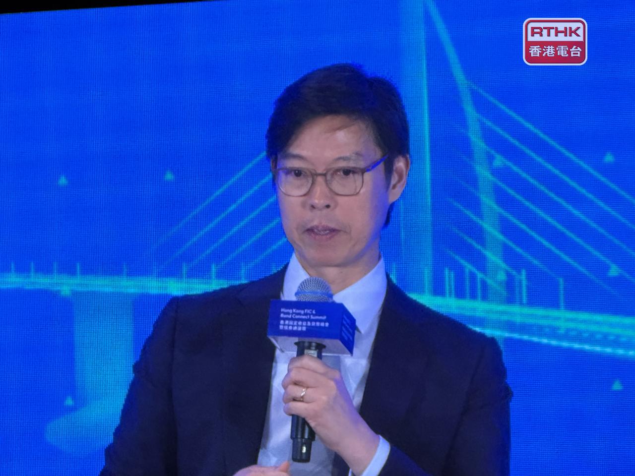 廖宜建表示，全球以重量計逾60%黃金投資需求來自亞洲。（張詩民攝）