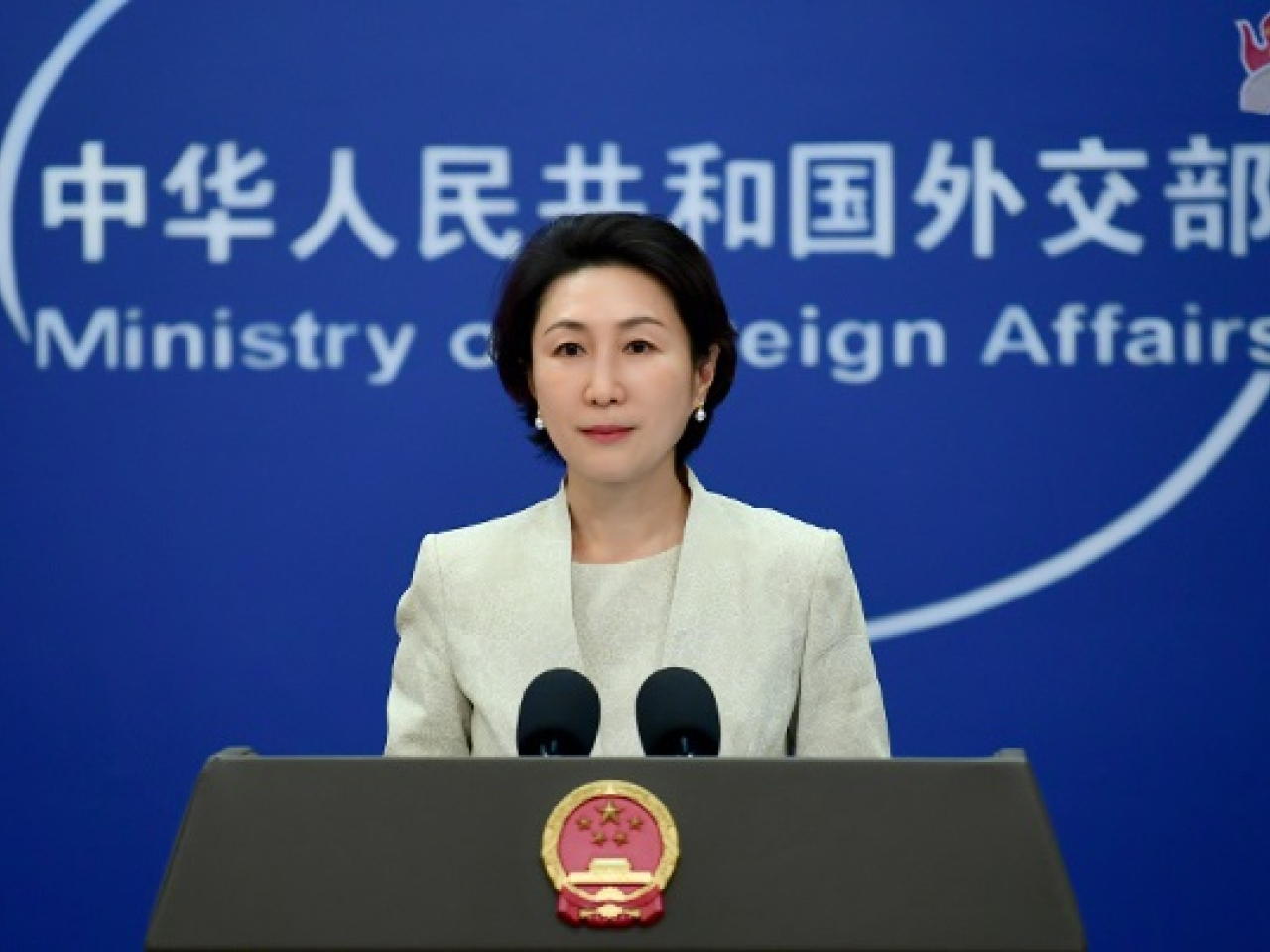 毛寧表示，中方正在關注中東局勢最新動向，重燃戰火不符合任何一方的利益。（外交部網頁圖片）