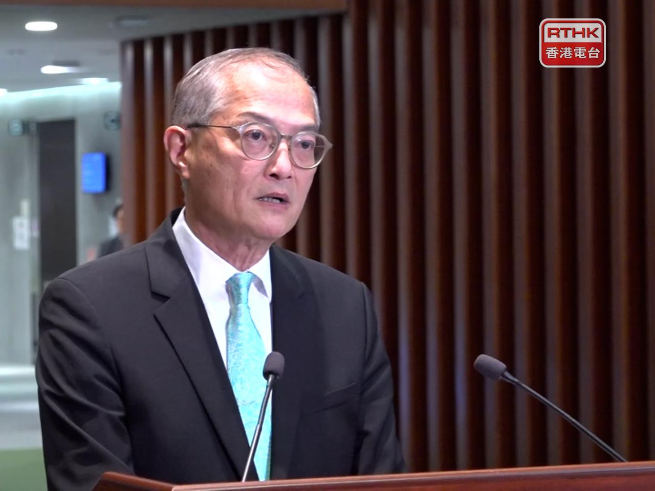 Lo Chung-mau says those who are receiving assisted reproductive services at Heal Fertility will be referred to other licensed centres. Photo: RTHK