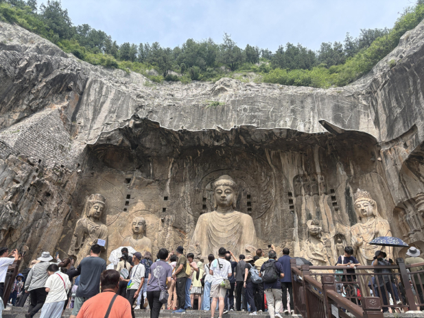 康文署弘揚中華文化辦公室及教育局合辦陝豫隋唐文明考察之旅。（政府新聞處）