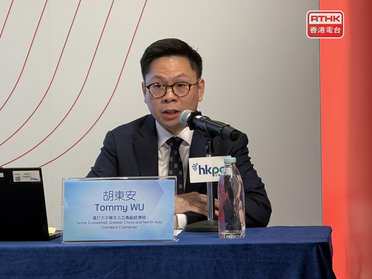 數據顯示本港中小企營商信心略有回升，胡東安表示，第3季指數改善，受惠美伊停火等因素。（任浩鋒攝）