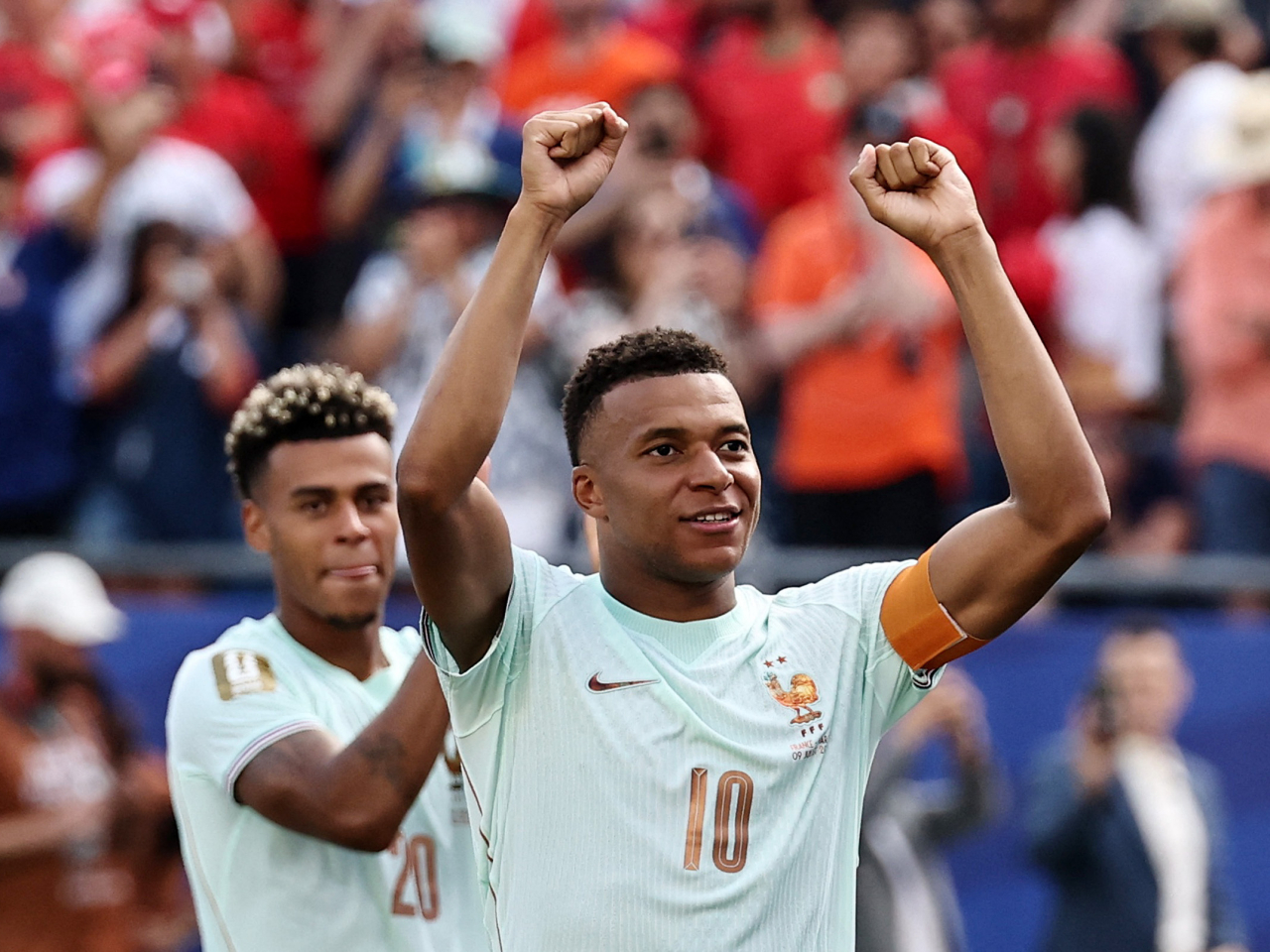 Kylian Mbappe broke the deadlock at the hour mark to spark France's win over Morocco. Photo: Reuters