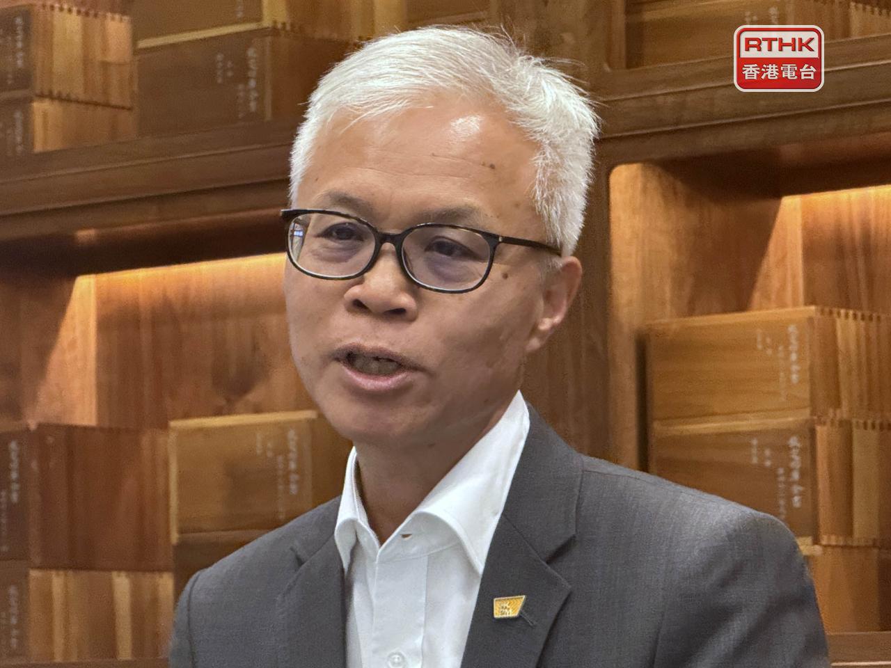 吳志華認為市民和內地旅客都願意付費，獲取高質素文化藝術展覽，反映市場有所轉變。（趙嘉駿攝）