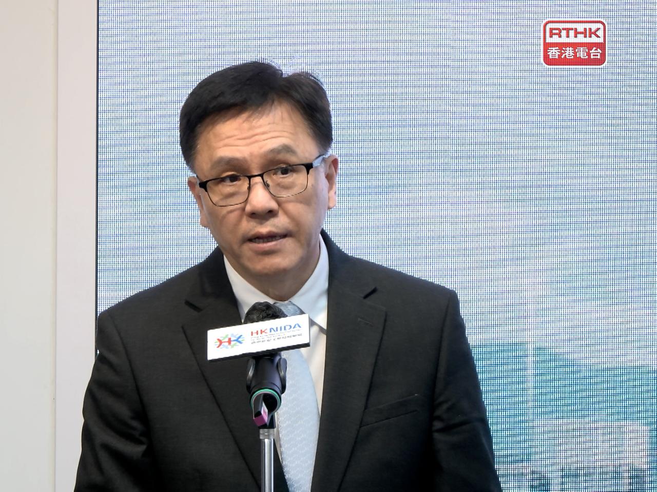 孫東指，政府今年推出新型工業菁英企業培育計劃，重點扶植培育一批在香港發展、具高增長性、貢獻本港經濟和就業發展的企業。（廖漢榮攝）