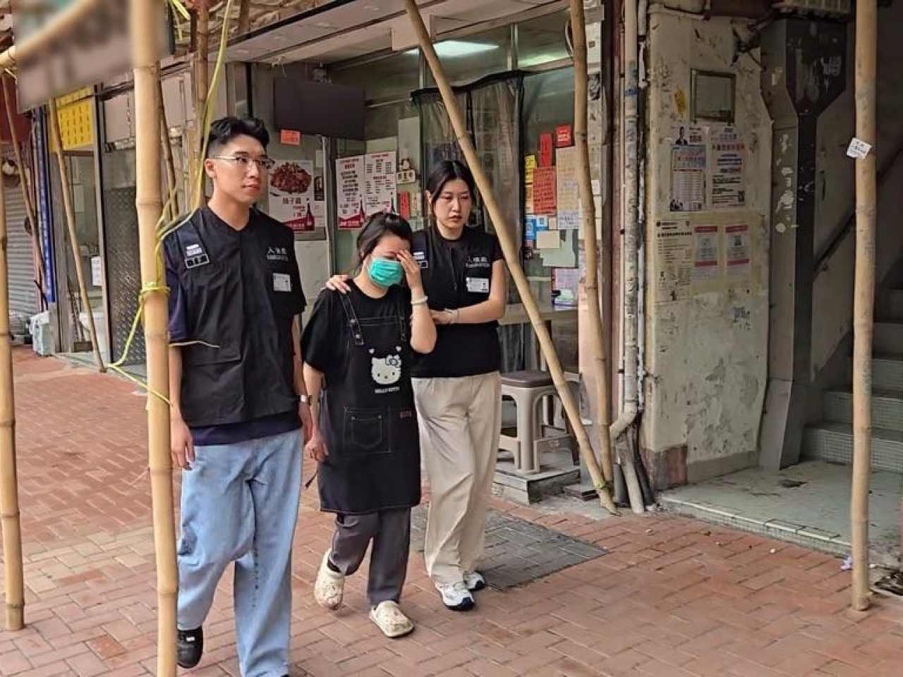 入境處在全港多區展開反非法勞工行動。（政府新聞處）