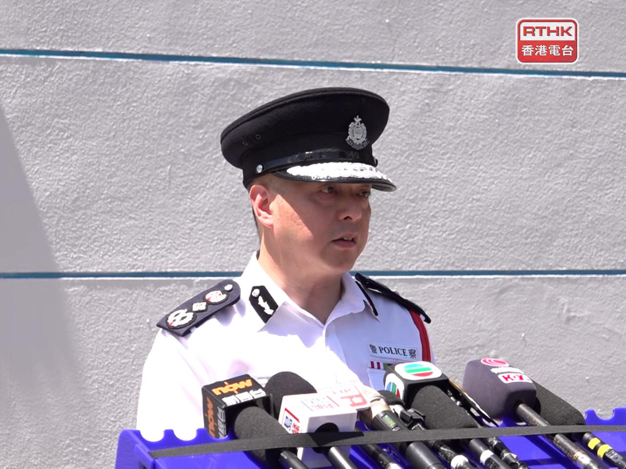 Police Commissioner Joe Chow said further updates will be provided as more information becomes available. Photo: RTHK