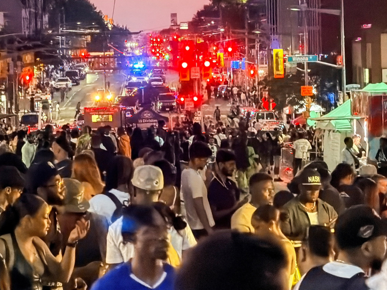 案發現場附近正舉行一項舞蹈節活動。（路透社）