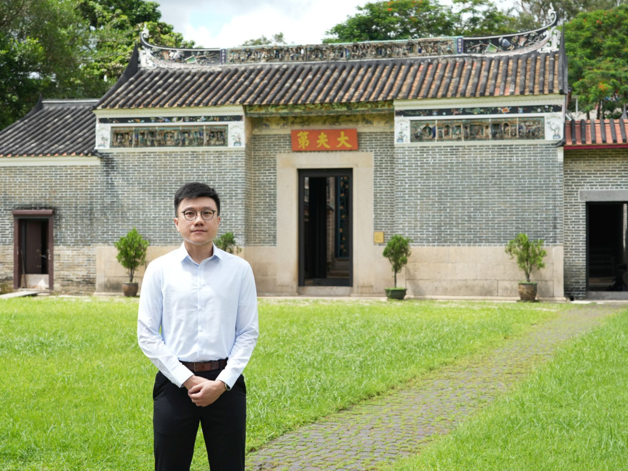 發展局北部都會區統籌辦事處助理秘書長廖昭穎介紹，政府建議撥款2億元推出「北都城鄉共融基金」先導計劃。(發展局局長隨筆)