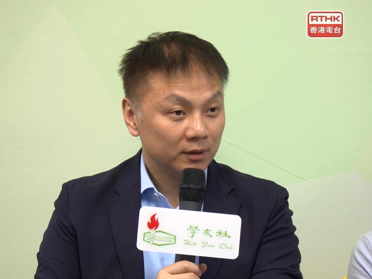 Clement Ng says setting up plans for different scenarios can help students alleviate their pressure. Photo: RTHK