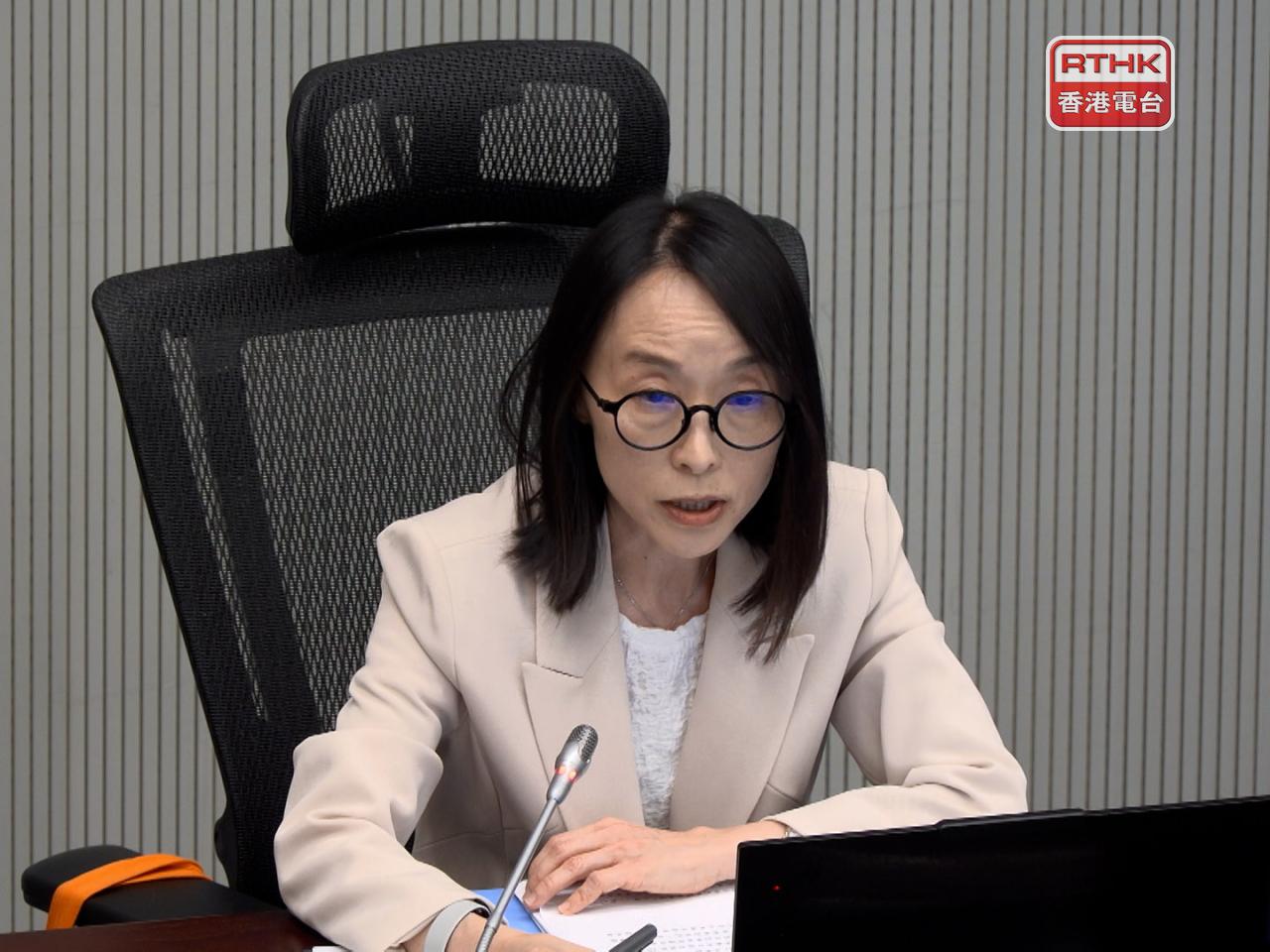 李佩詩指，當局正全速推展北都的公營房屋項目，並透過規劃設計及施工措施，讓項目盡早分階段完成。 （梁禎祥攝）