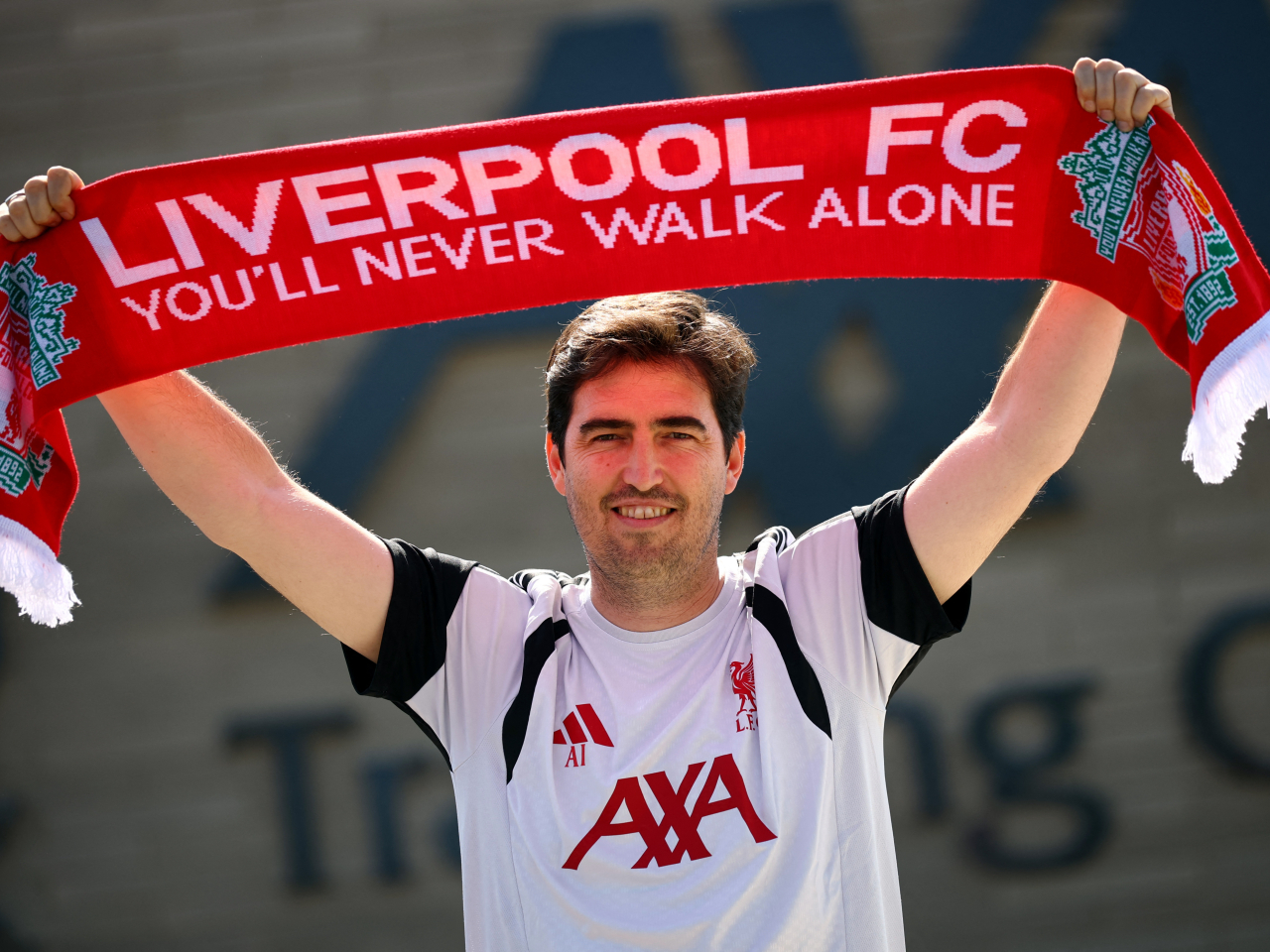 Iraola arrived at Anfield in June on a two-year contract after three years with Bournemouth. Photo: Reuters