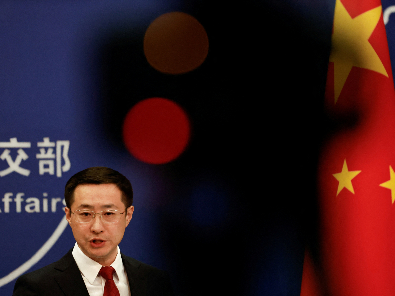 Lin Jian says restoring normal and safe passage through the Strait of Hormuz is a shared aspiration of the world. File photo: Reuters